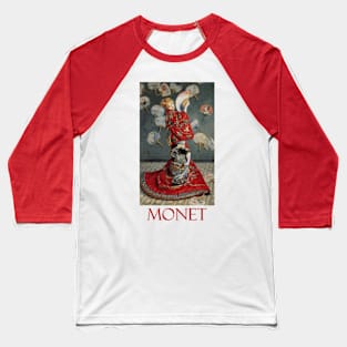 Madame Monet in a Japanese Kimono by Claude Monet Baseball T-Shirt